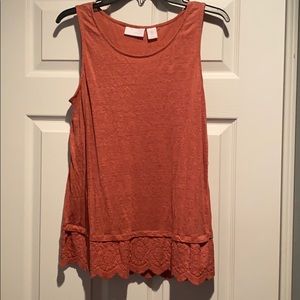 Linen blend tank